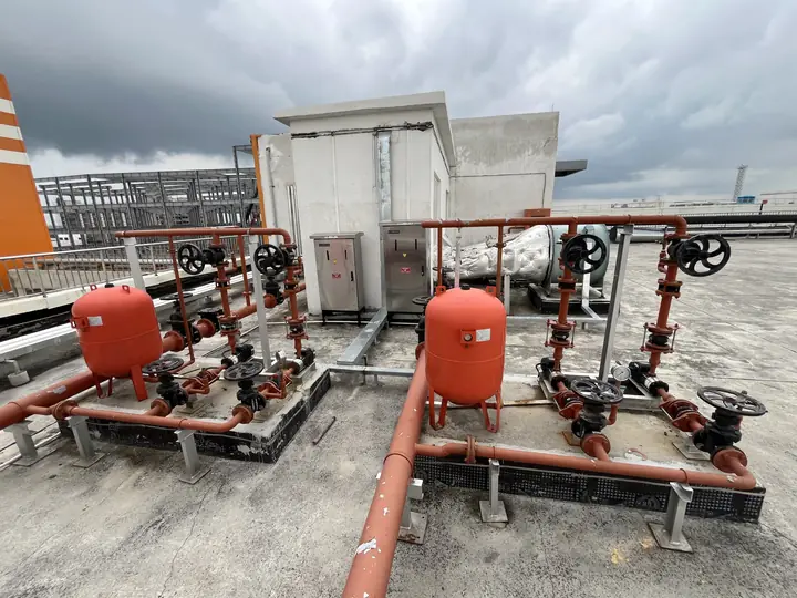 Rooftop Fire Pressurisation Skids — Fire Protection project